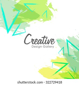 Creative abstract background with color splash.