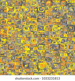 Creative abstract background with colored different abstract shapes. Vector illustration