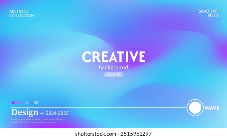 Creative abstract background combination. Soft and bright sky blue, purple background. Minimalist pastel color design. EPS 10 vector