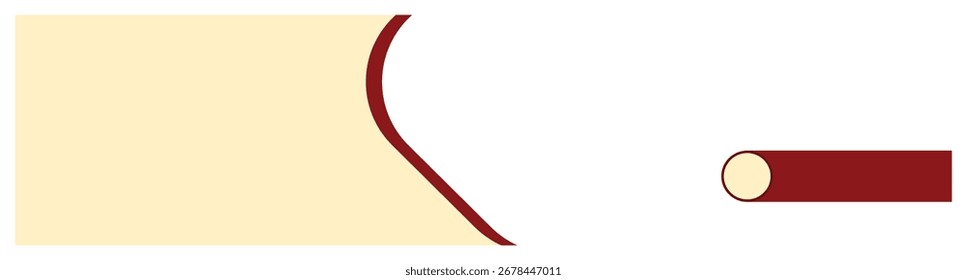 Creative abstract background with curved shapes illustration.