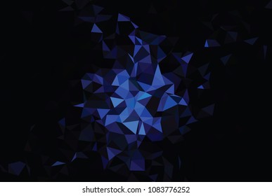 Creative  abstract background.  Design with triangles. Polygonal vector clip art.  Graphic resource  for your artworks. 