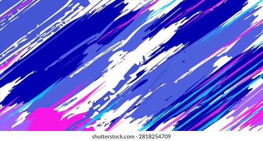 Creative abstract background with dynamic halftone pattern, colorful watercolor splash, and grimy frame. Vibrant vector texture template for sport poster.
