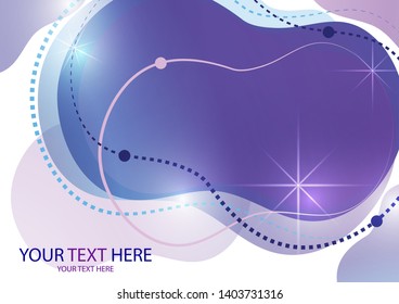 Creative abstract background Fluid Style Colors and shapes. Vector with bright shapes in motion. Futuristic layout design for banner or poster, poster design.