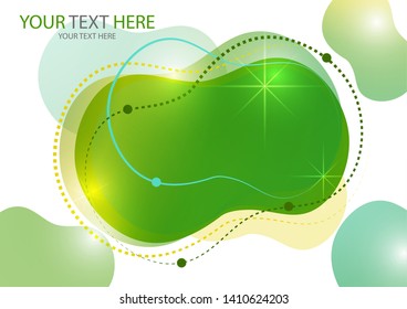 Creative abstract background Fluid Style Colors and shapes. Vector with bright shapes in motion. Futuristic layout design for banner or poster, poster design.