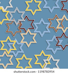 Creative abstract background of geometric shapes. Vector illustration