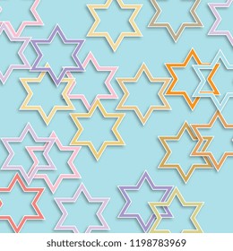 Creative abstract background of geometric shapes. Vector illustration