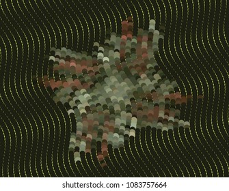  Creative abstract background with halftone effect. Vector colorful template. Graphic resource for your artworks.