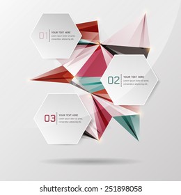 Creative Abstract Background modern design, Infographics, Vector illustration