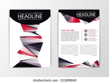 Creative Abstract Background modern geometric design, Brochure Template Flyer Layout, Vector illustration