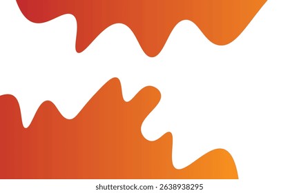 Creative abstract background with red to orange gradient liquid shapes on a clean white canvas. Ideal for modern design projects, web headers, posters, and promotional visuals.