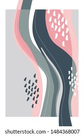Creative abstract background with soft color and minimal concept for print, decor, cover, background, wallpaper etc.