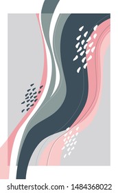Creative abstract background with soft color and minimal concept for print, decor, cover, background, wallpaper etc.