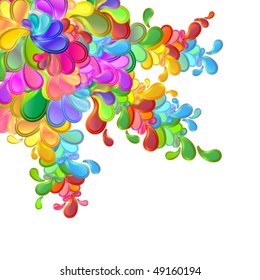 Creative abstract background. Vector.