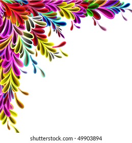 Creative abstract background. Vector.