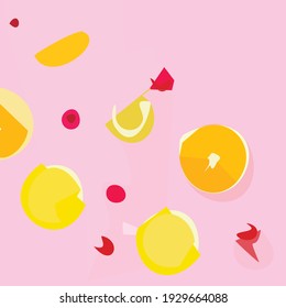 Creative abstract background with vivid details