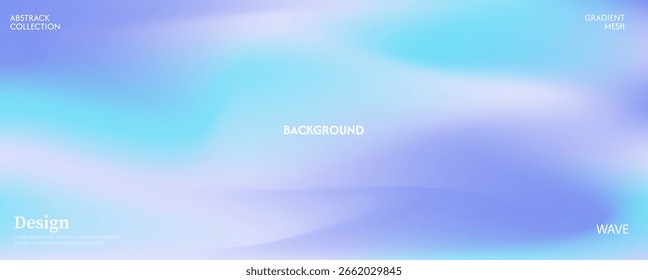 A creative abstract background with a wavy texture combining purple, white, and green. A combination of light and dark. A minimalist pastel color design.