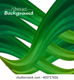Creative abstract background for your design. Vector illustration. Green colors