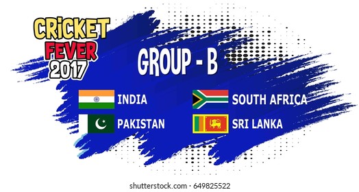 creative abstract, banner or poster for Cricket Championship with nice and creative design illustration.