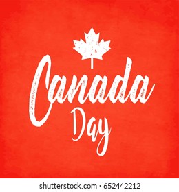 Creative abstract, banner or poster or flyer  for Happy Canada Day with nice and creative design illustration.