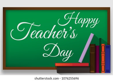 creative abstract, banner or poster for Happy Teacher's Day with nice and creative design illustration.