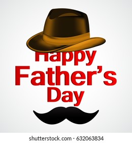 creative abstract, banner or poster for Happy Father's Day with nice and creative design illustration.