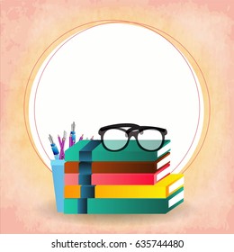 creative abstract, banner or poster for Happy Teacher's Day with nice and creative design illustration.