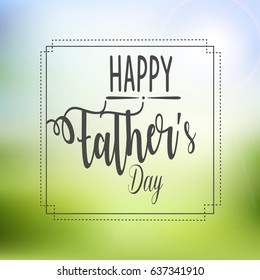 creative abstract, banner or poster for Happy Father's Day with nice and creative design illustration.