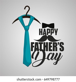 creative abstract, banner or poster for Happy Father's Day with nice and creative design illustration.