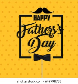 creative abstract, banner or poster for Happy Father's Day with nice and creative design illustration.