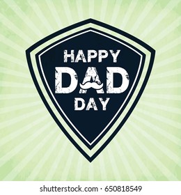 creative abstract, banner or poster for Happy Father's Day with nice and creative design illustration.