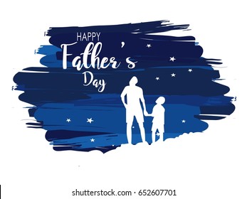 creative abstract, banner or poster for Happy Father's Day with nice and creative design illustration.