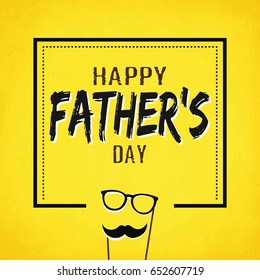 creative abstract, banner or poster for Happy Father's Day with nice and creative design illustration.
