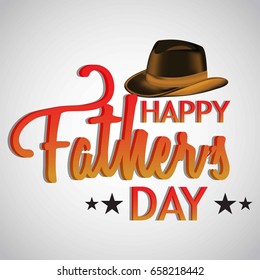 creative abstract, banner or poster for Happy Father's Day with nice and creative design illustration.
