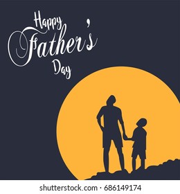 creative abstract, banner or poster for Happy Father's Day with nice and creative design illustration.