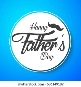 creative abstract, banner or poster for Happy Father's Day with nice and creative design illustration.