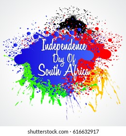creative abstract, banner or poster for Independence Day of South Africa with nice and beautiful design illustration in a background. 