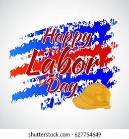 creative abstract, banner or poster for May 1st or Labour Day with nice and beautiful design illustration. 
