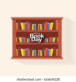 creative abstract, banner or poster for World Book and Copyright Day with nice and creative design illustration.