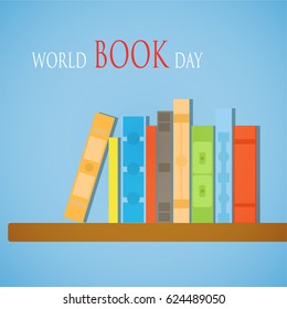 creative abstract, banner or poster for World Book and Copyright Day with nice and creative design illustration.