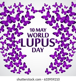 creative abstract, banner or poster for World Lupus Day with nice and creative design illustration.