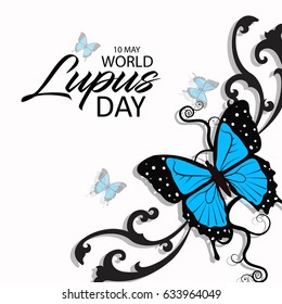 creative abstract, banner or poster for World Lupus Day with nice and creative design illustration.