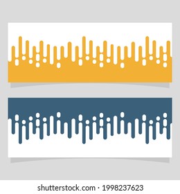 Creative abstract, banner web templates. Vector liquid shape layout. Banners ready for use in web or print design.