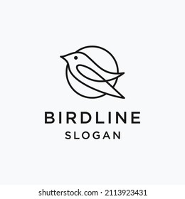 Creative Abstract Bird Logo Vector