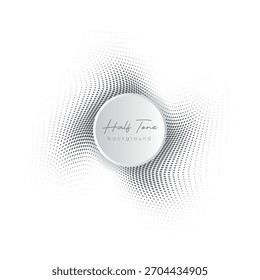 Fundo de meio-tom preto e branco abstrato criativo para gráficos