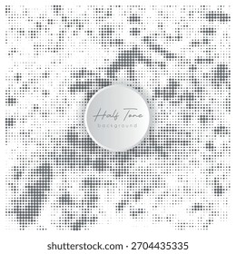 Fondo abstracto creativo del semitono blanco y negro para los gráficos