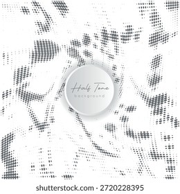 Fondo abstracto creativo del semitono blanco y negro para los gráficos