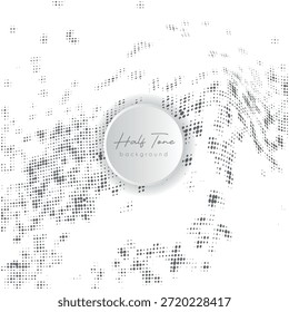 Fondo abstracto creativo del semitono blanco y negro para los gráficos