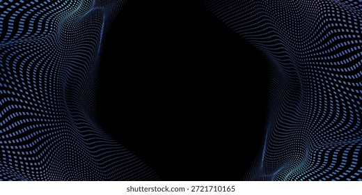 Fondo azul abstracto creativo. Colorido Fondo de pantalla dinámico con estilo. Arte vectorial azul