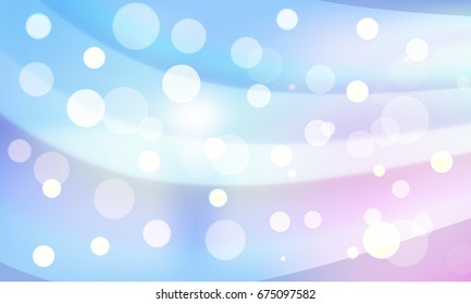 Creative abstract bokeh lights background with waves effect.