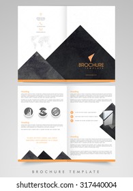 Creative abstract Brochure, Template or Flyer presentation for your Business or Corporate sector.